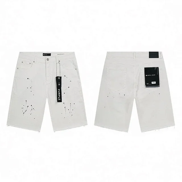 PURPLE BRAND Denim shorts product detail image 2
