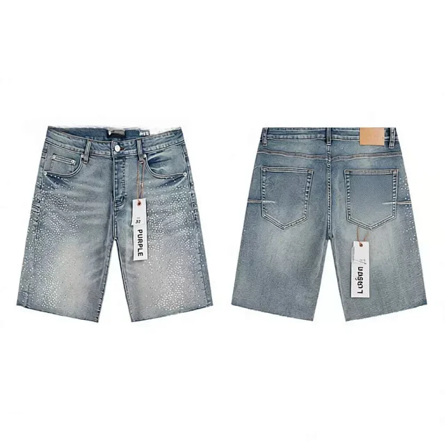 PURPLE BRAND Denim shorts product detail image 10