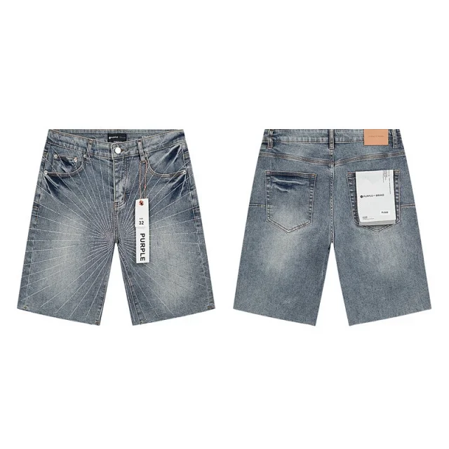 PURPLE BRAND Denim shorts product detail image 19
