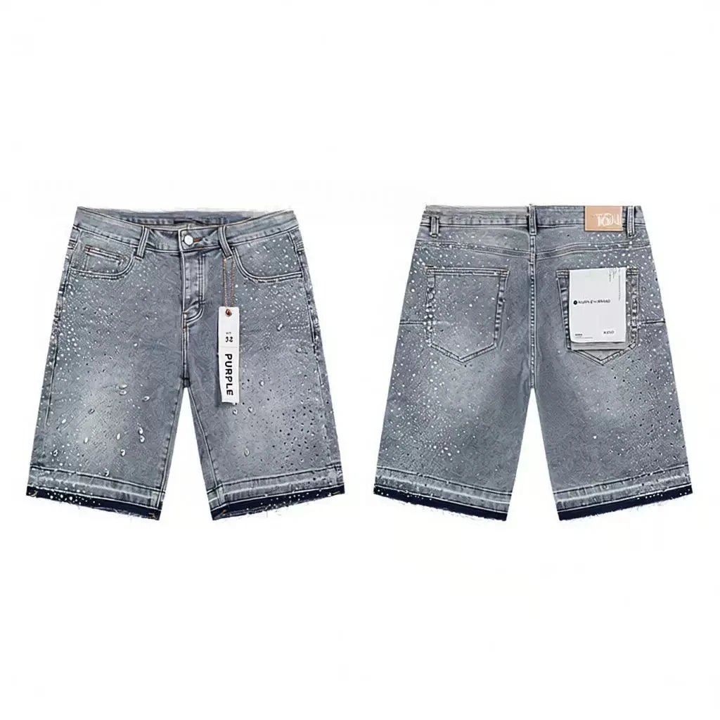 PURPLE BRAND Denim shorts — PU533 blue