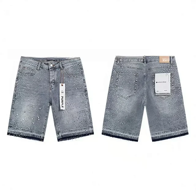 PURPLE BRAND Denim shorts product detail image 13