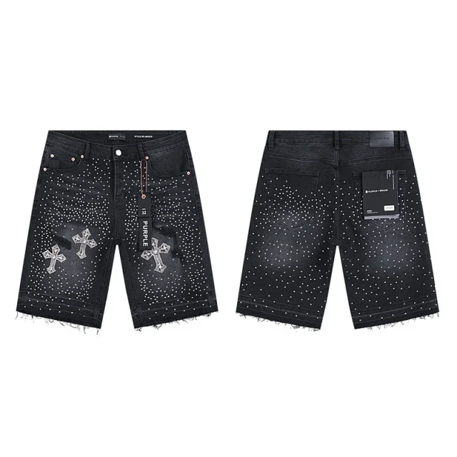 PURPLE BRAND Denim shorts product detail image 30