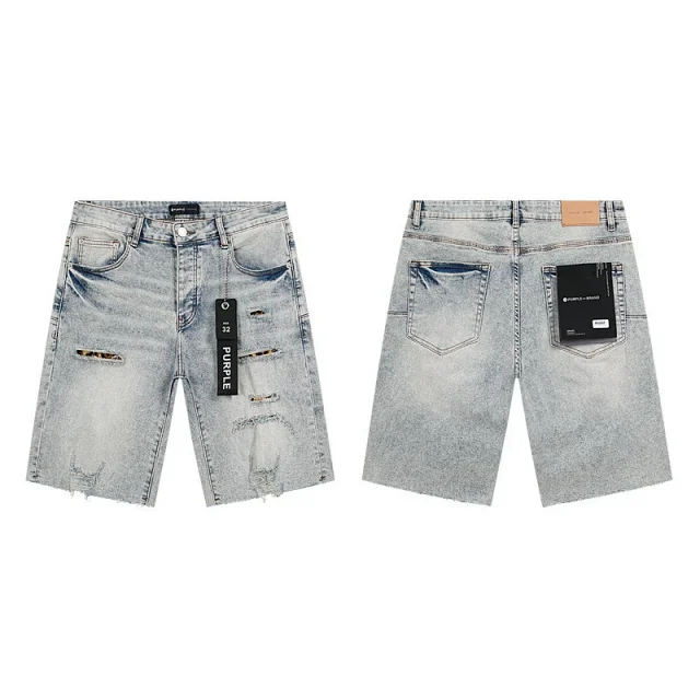 PURPLE BRAND Denim shorts product detail image 22