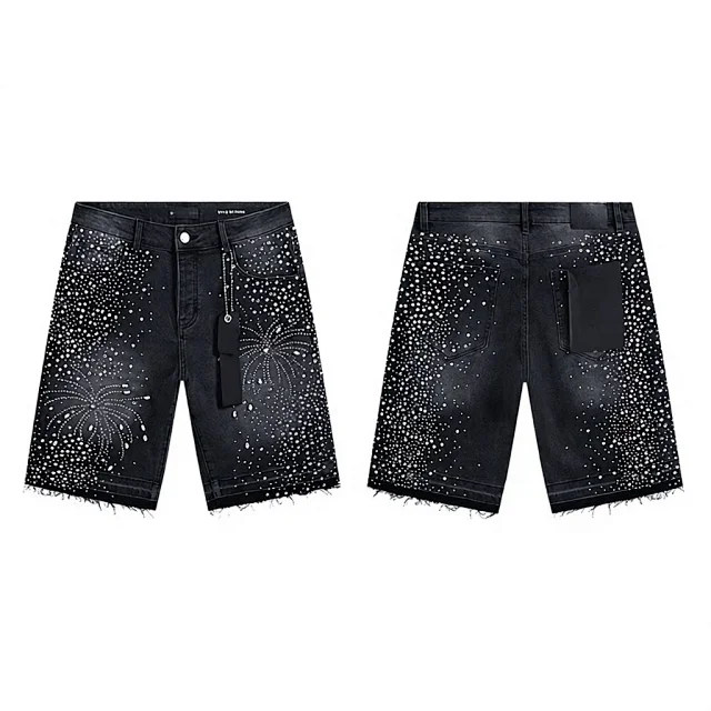 PURPLE BRAND Denim shorts product detail image 14