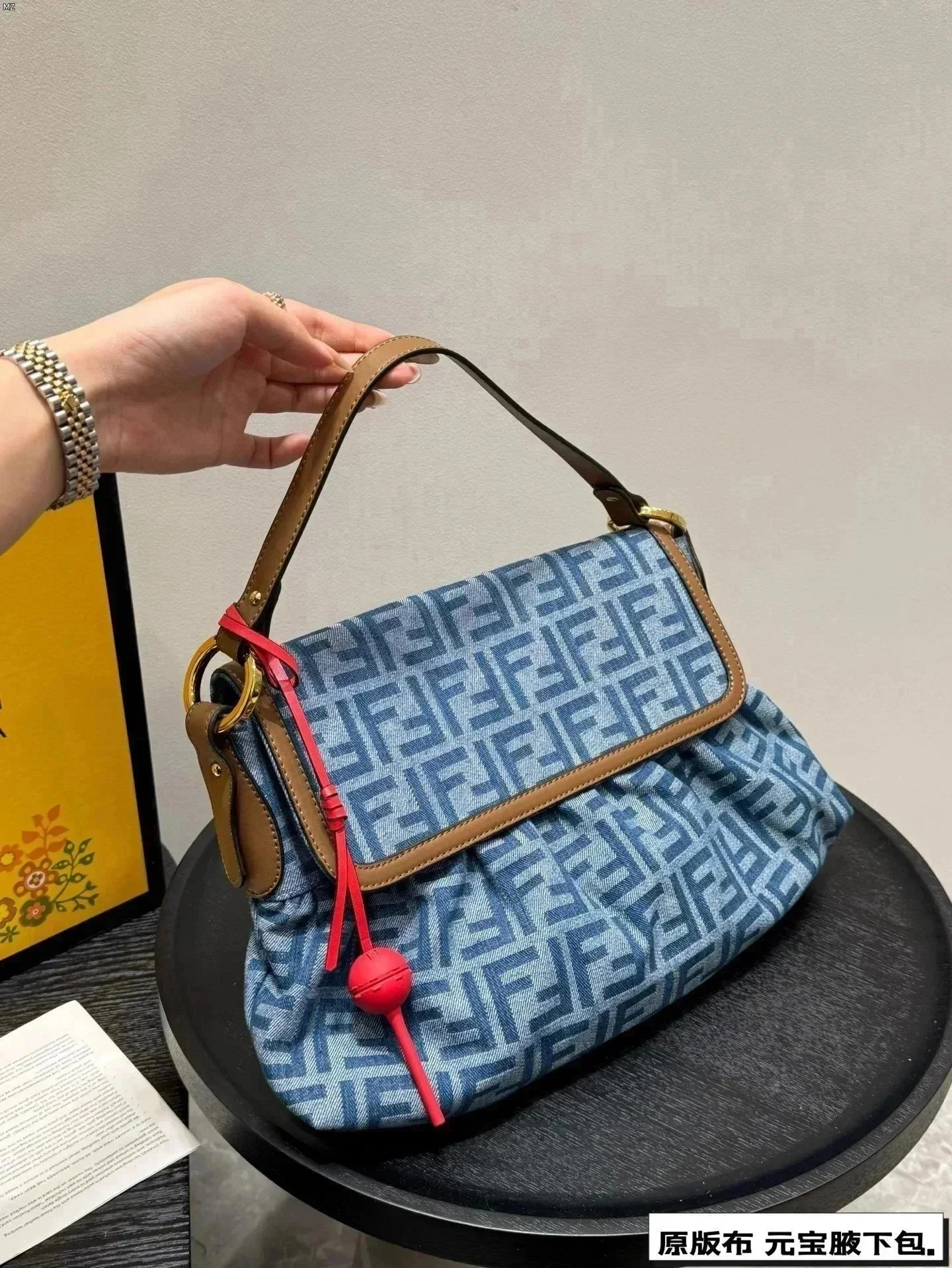 Fendi Blue Bag