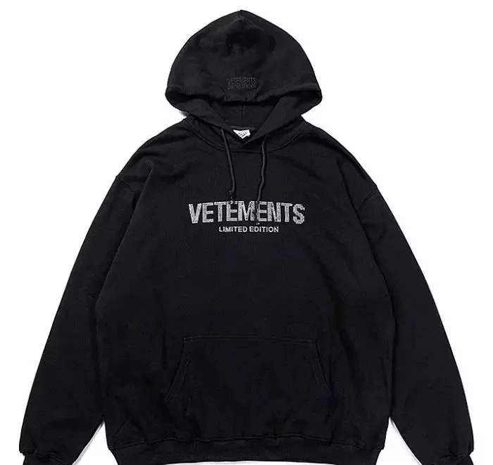 Vetements Slogan Text Hoodie