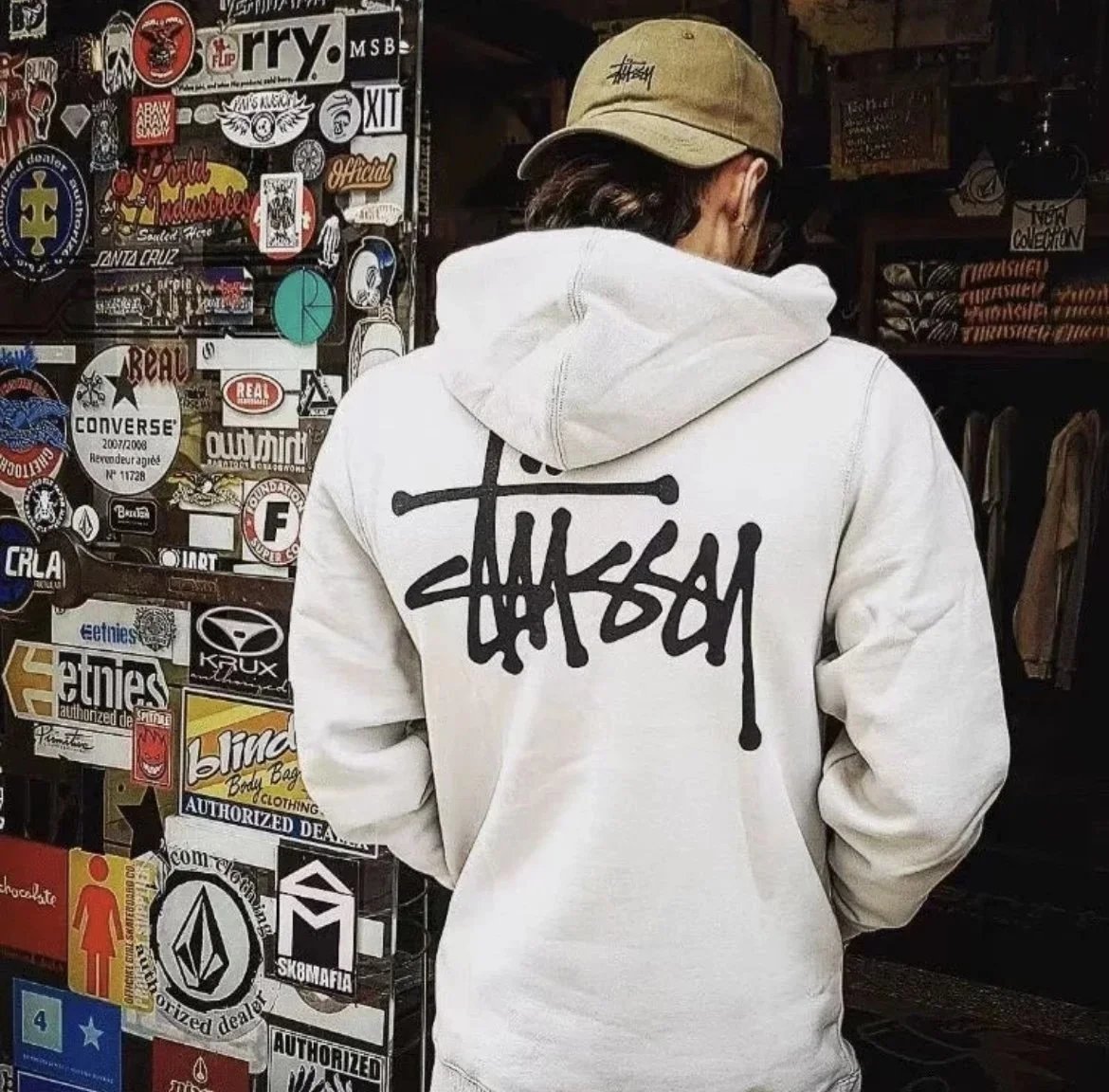 Stussy Big Logo Hoodie - rep bluzy z kapturem