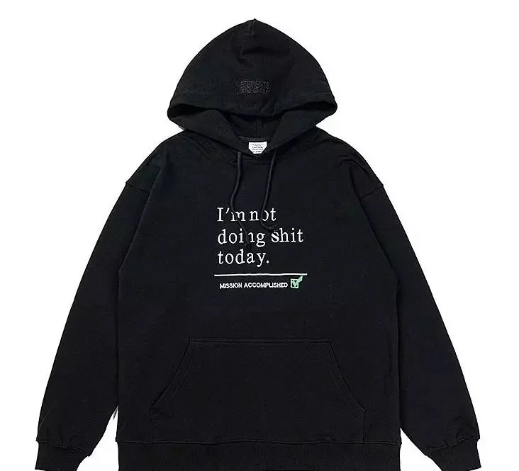 Vetements Slogan Text Hoodie