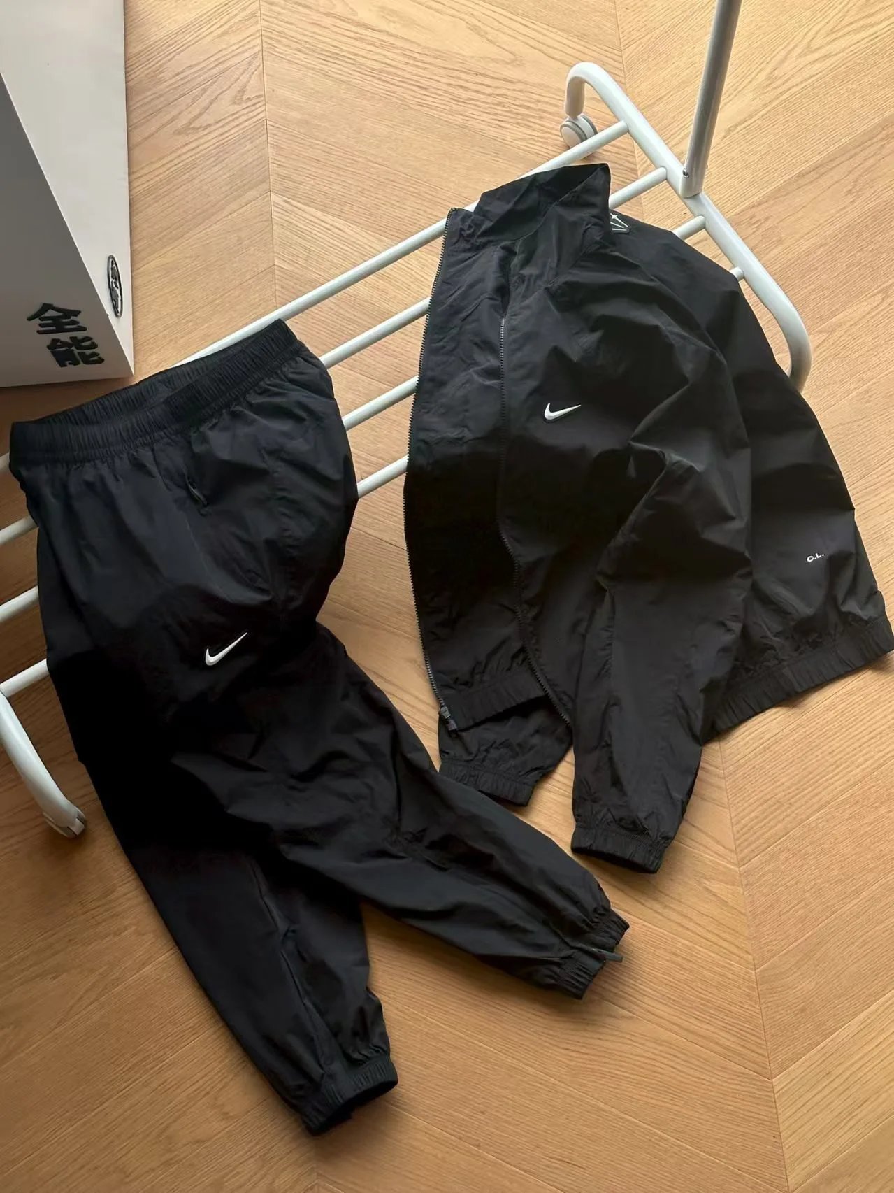 black suit
