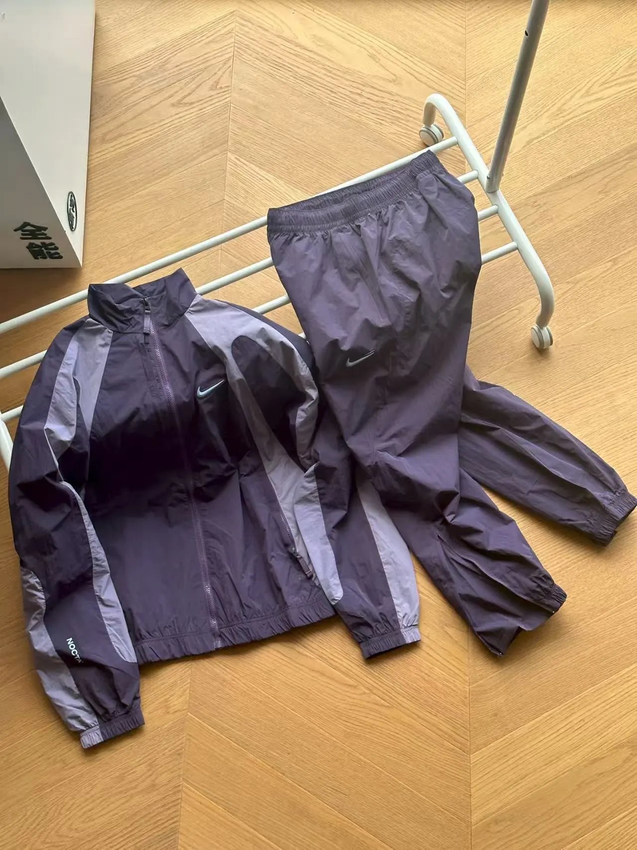Purple suit
