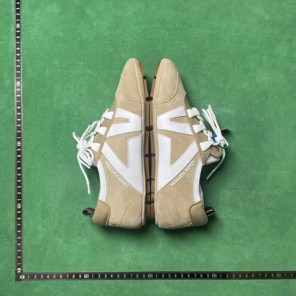Louis Vuitton Sneakers Low-Top Lace-Up with Monogram Panels image 3