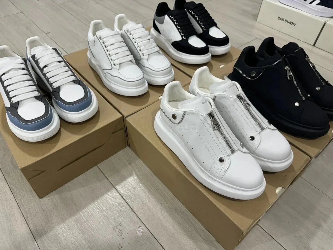 Alexander McQueen Sneakers Platform with Zip Detail image 2