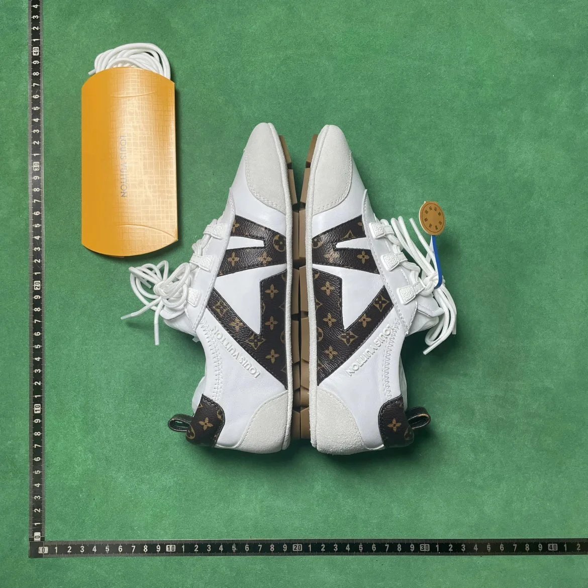 Louis Vuitton Sneakers Low-Top Lace-Up with Monogram Panels image 2