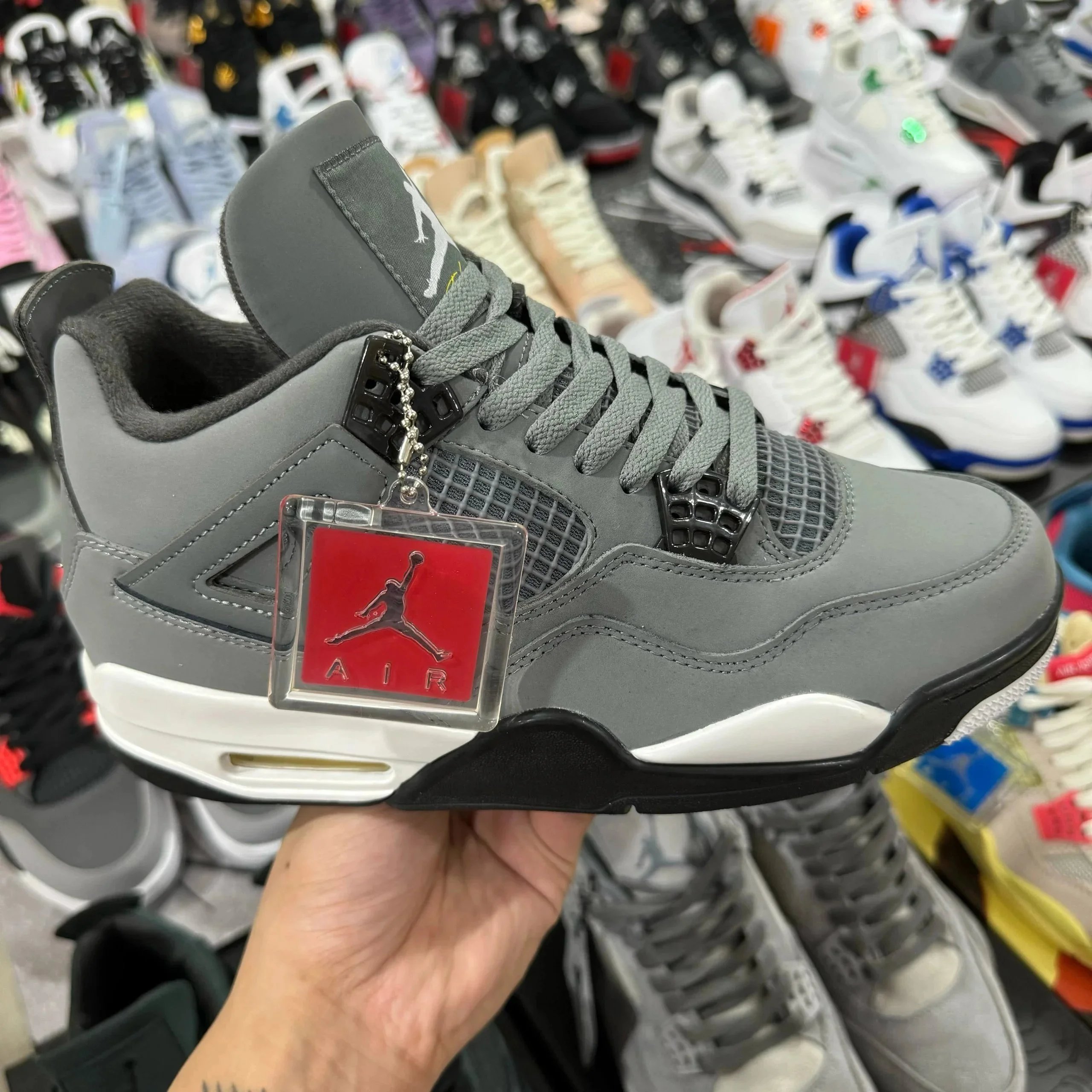 Jordan Sneakers Air 4 — Gray mouse