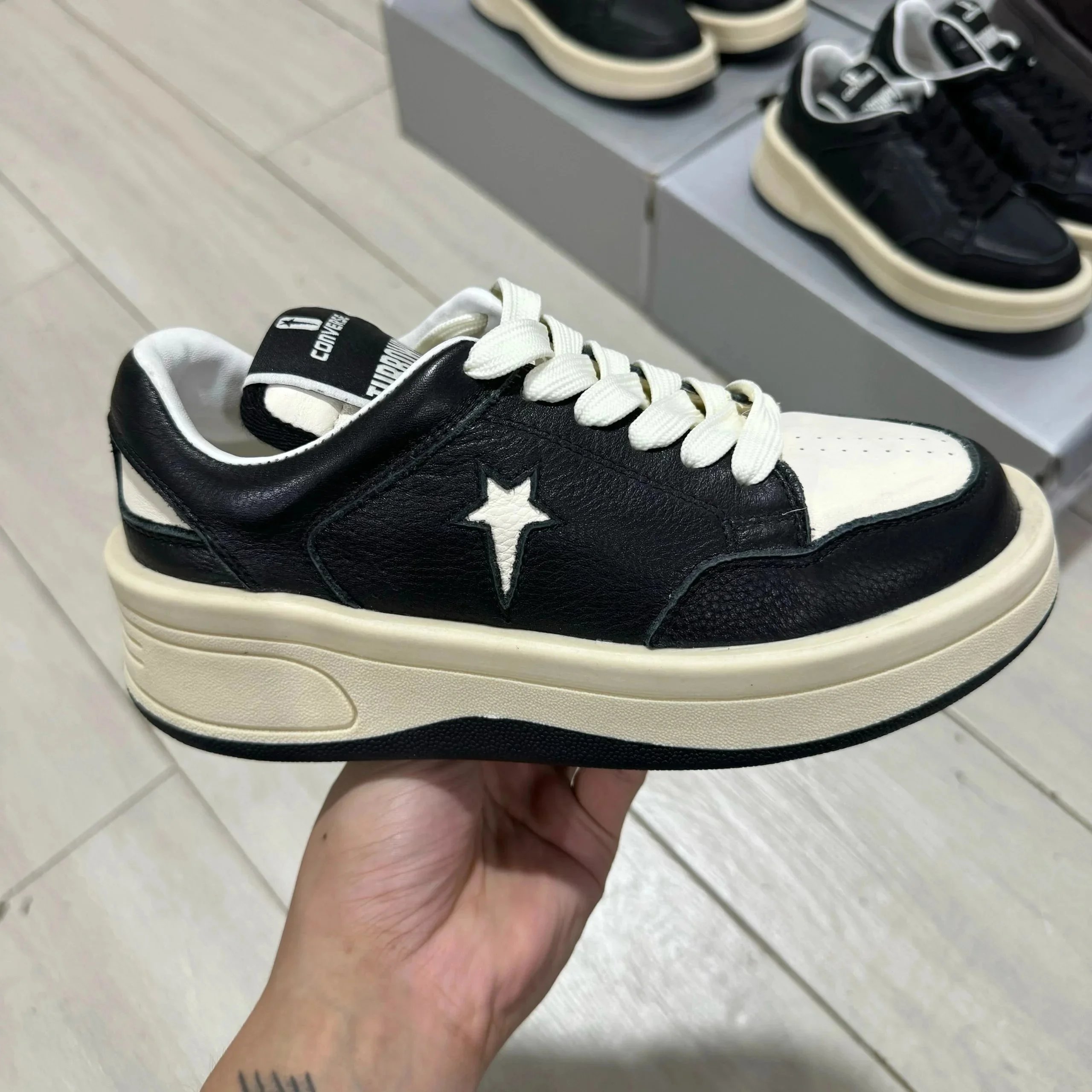 Converse Sneakers Turbowpn — black rice low side