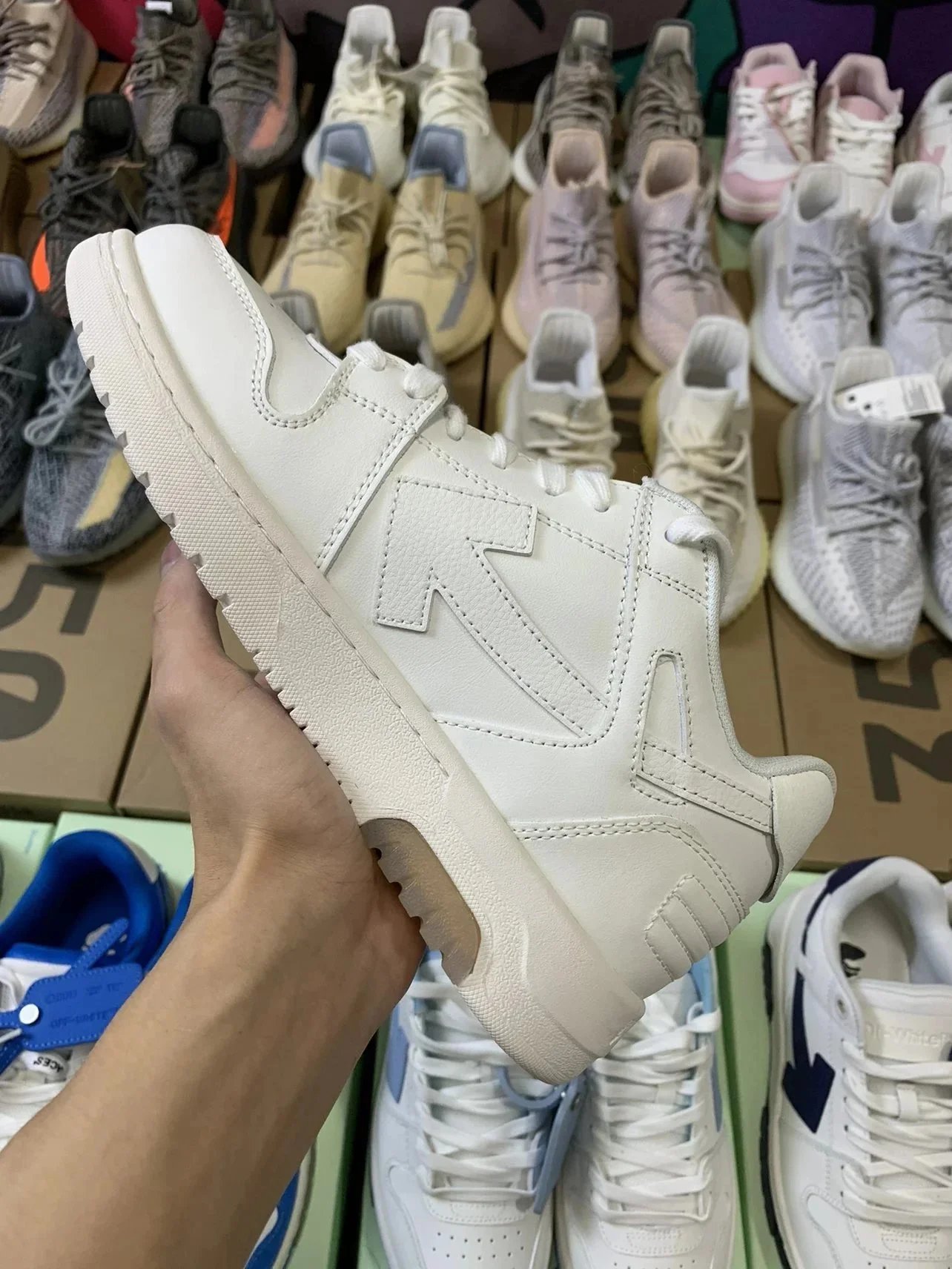Unbranded Sneakers Low-top arrow-panel with graphic side print image 6