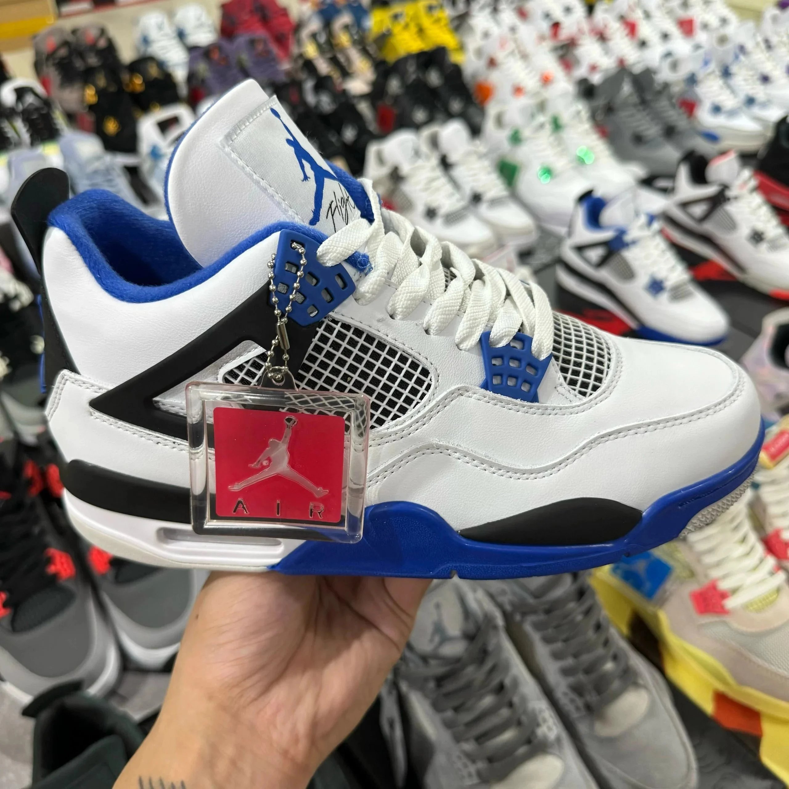 Jordan Sneakers Air 4 — Racing Blue