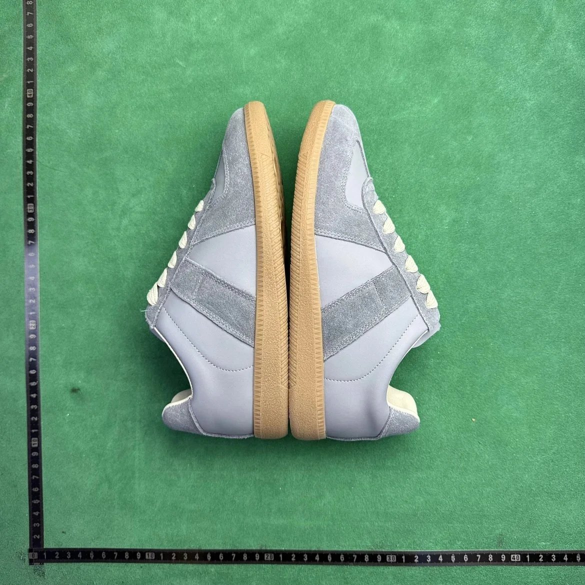Unbranded Sneakers TT6 low-top leather lace-up with suede overlays image 4