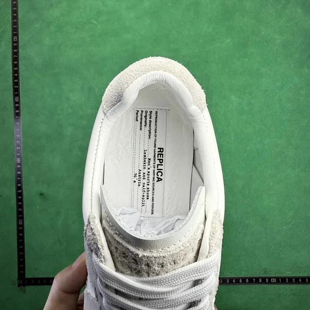 Unbranded Sneakers TT6 low-top leather lace-up with suede overlays product detail image 11