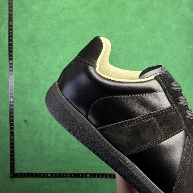 Unbranded Sneakers TT6 low-top leather lace-up with suede overlays product detail image 25