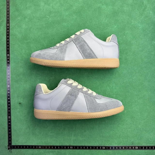 Unbranded Sneakers TT6 low-top leather lace-up with suede overlays product detail image 40