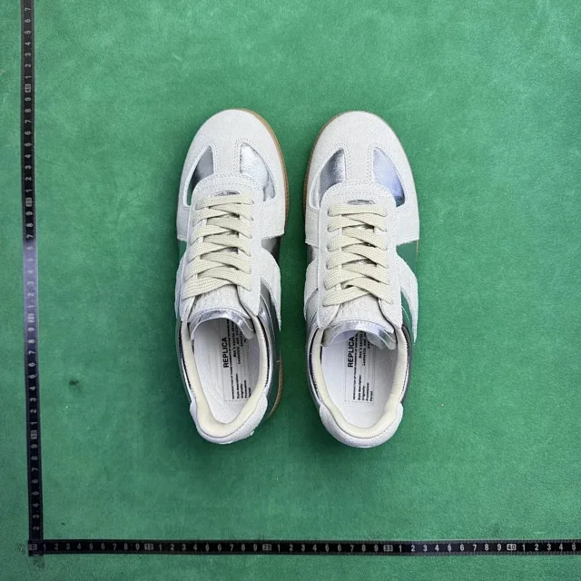 Unbranded Sneakers TT6 low-top leather lace-up with suede overlays product detail image 52