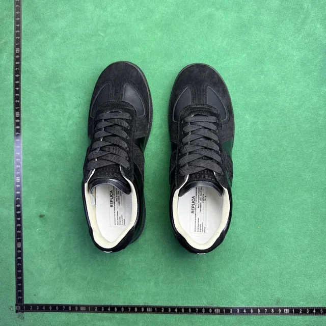 Unbranded Sneakers TT6 low-top leather lace-up with suede overlays product detail image 23
