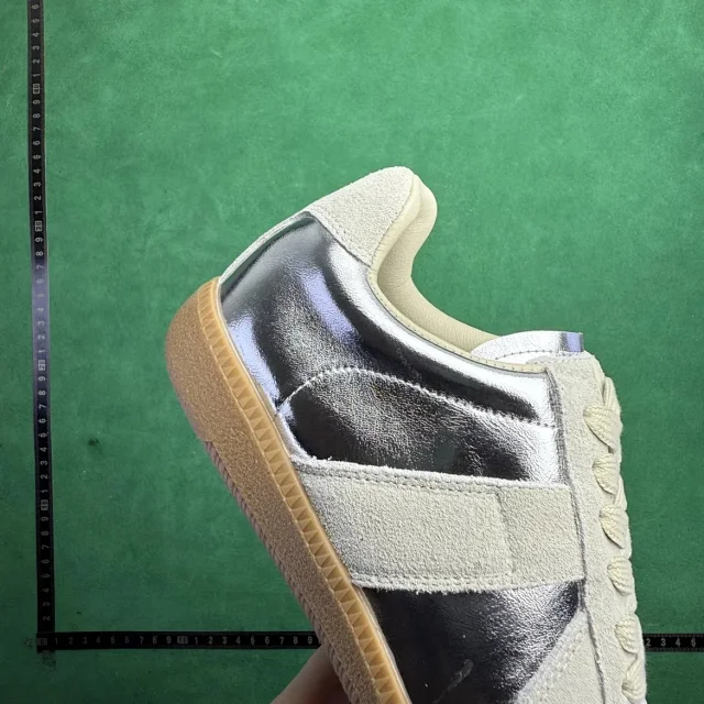 Unbranded Sneakers TT6 low-top leather lace-up with suede overlays product detail image 55