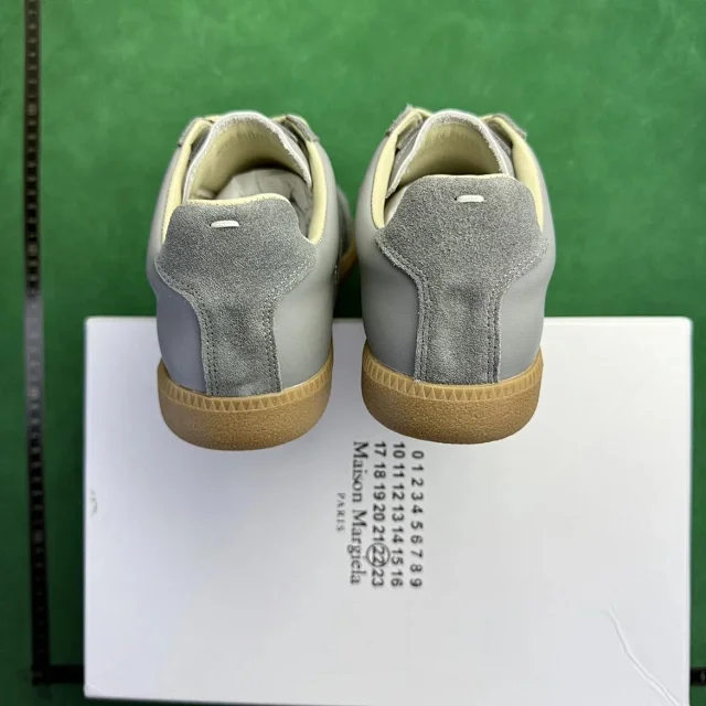 Unbranded Sneakers TT6 low-top leather lace-up with suede overlays product detail image 43