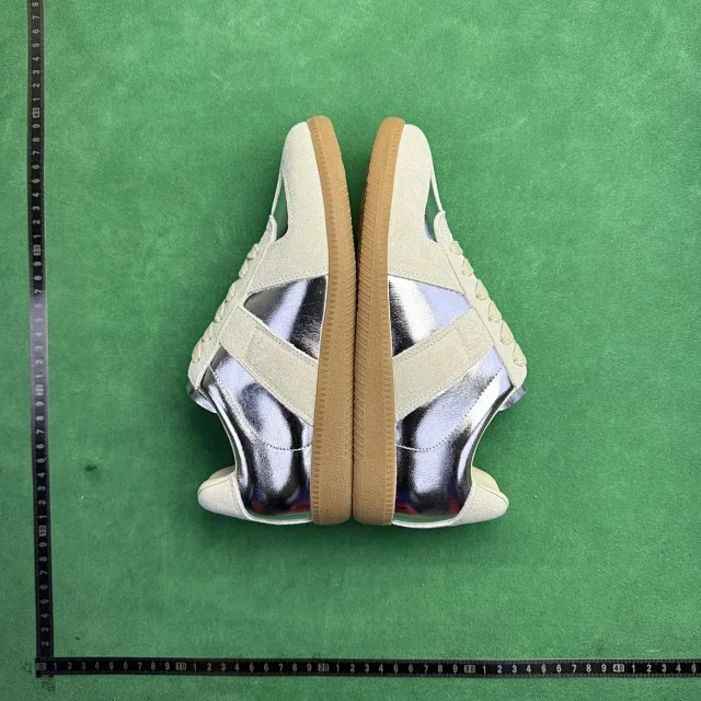 Unbranded Sneakers TT6 low-top leather lace-up with suede overlays product detail image 46