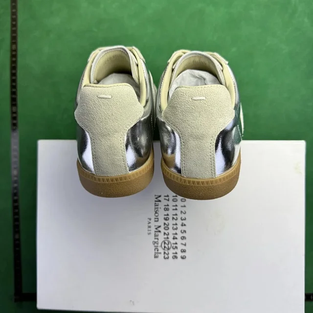 Unbranded Sneakers TT6 low-top leather lace-up with suede overlays product detail image 53