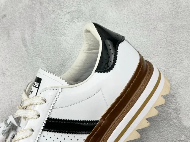 Unbranded Sneakers Low-Top Three-Stripe Platform with Sawtooth Sole product detail image 13