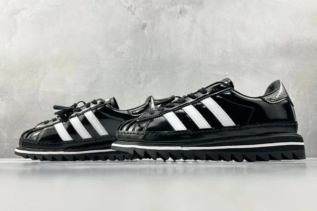 Unbranded Sneakers Low-Top Three-Stripe Platform with Sawtooth Sole product detail image 24
