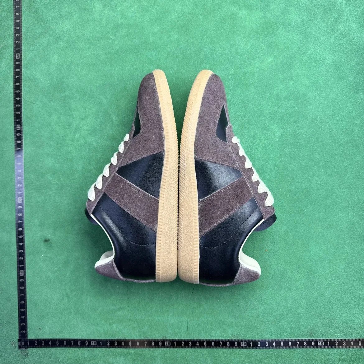 Unbranded Sneakers TT6 low-top leather lace-up with suede overlays image 6