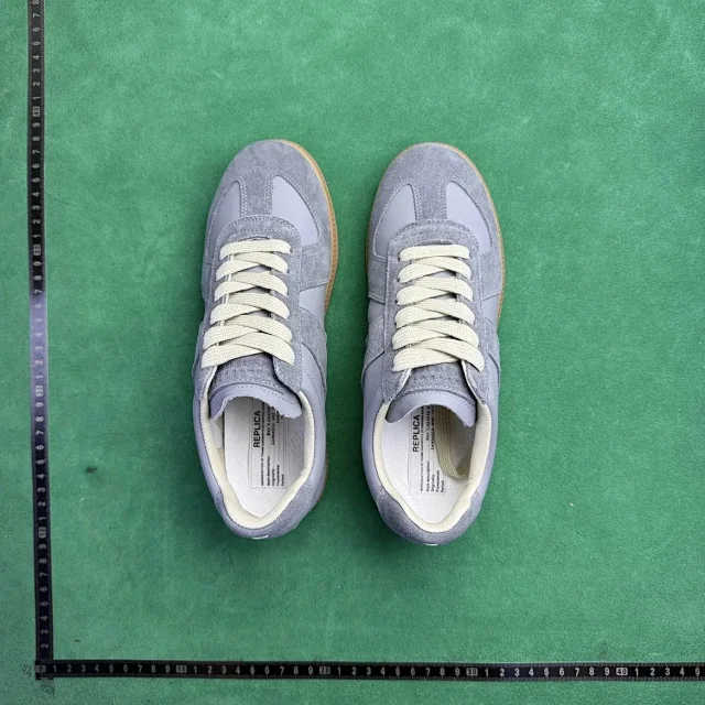 Unbranded Sneakers TT6 low-top leather lace-up with suede overlays product detail image 42