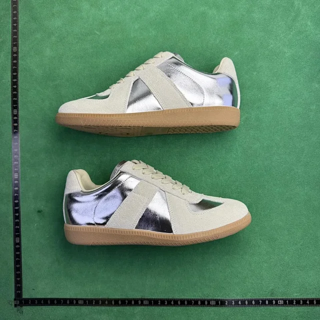 Unbranded Sneakers TT6 low-top leather lace-up with suede overlays product detail image 50