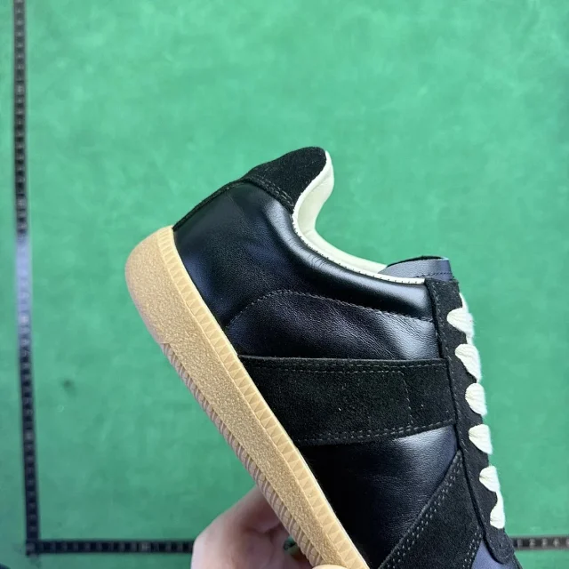 Unbranded Sneakers TT6 low-top leather lace-up with suede overlays product detail image 74