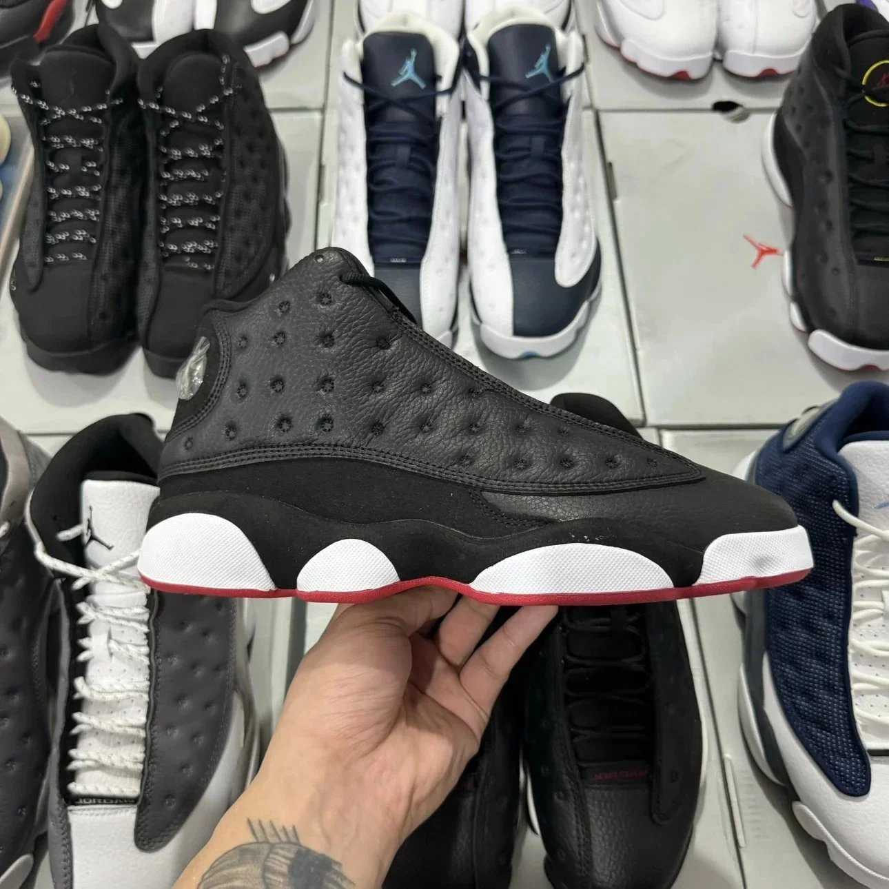 Jordan Sneakers Air 13 high-top basketball image 12