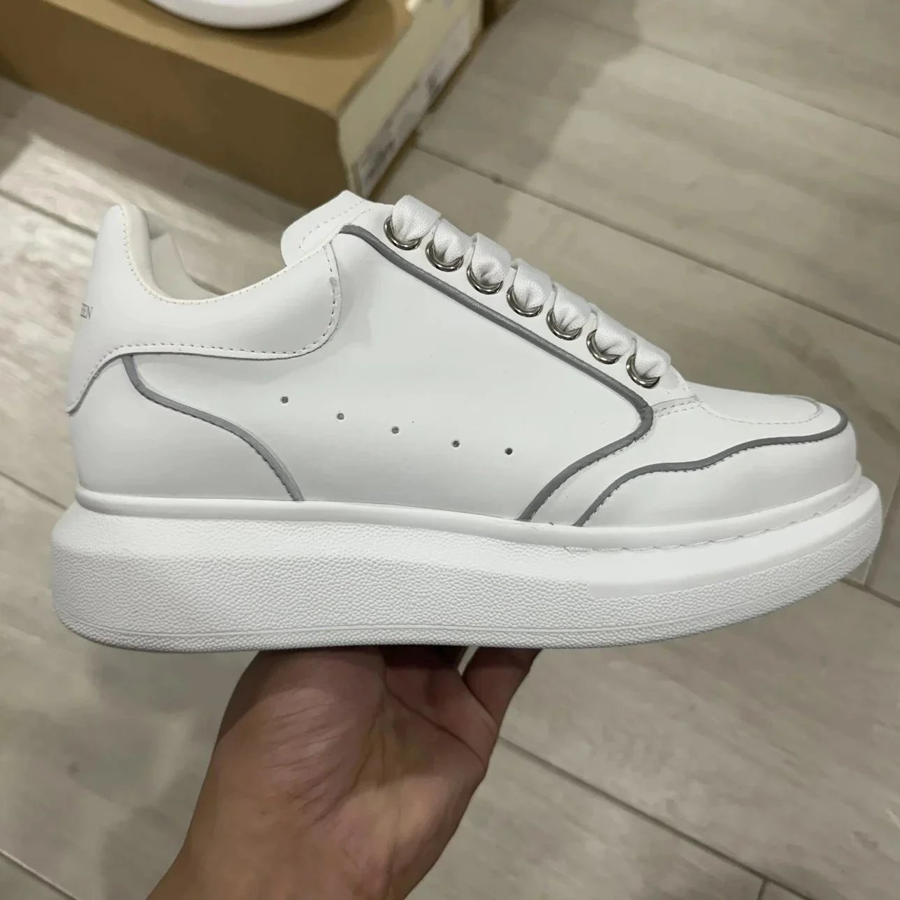 Alexander McQueen Sneakers Platform with Zip Detail image 3