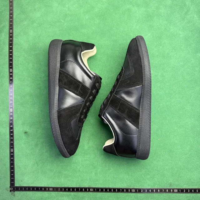 Unbranded Sneakers TT6 low-top leather lace-up with suede overlays product detail image 22