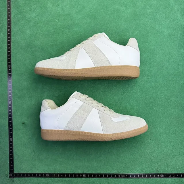 Unbranded Sneakers TT6 low-top leather lace-up with suede overlays product detail image 30