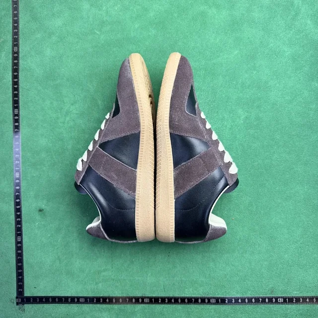 Unbranded Sneakers TT6 low-top leather lace-up with suede overlays product detail image 58