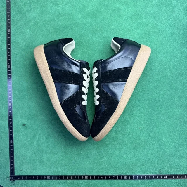 Unbranded Sneakers TT6 low-top leather lace-up with suede overlays product detail image 69
