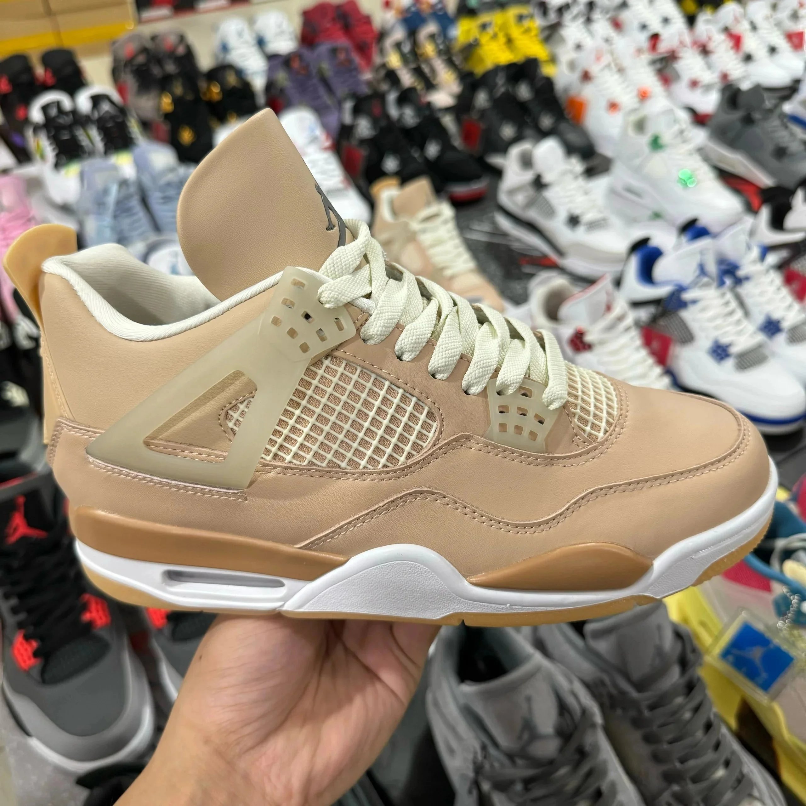 Jordan Sneakers Air 4 — Lotus pink