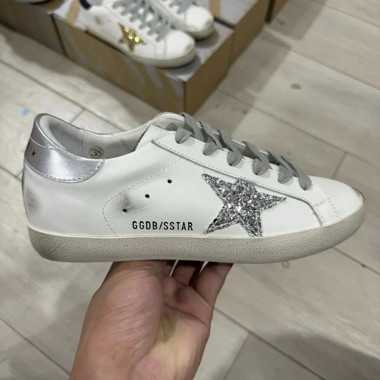 Golden Goose Sneakers Super-Star low-top star image 9