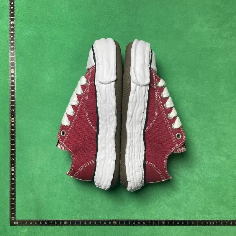 MMY BLAKEY Sneakers Low-Top Wavy-Sole Lace-Up — No. 27 Dissolved Red A11FW702
