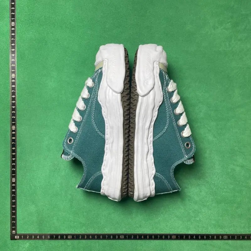 MMY BLAKEY Sneakers Low-Top Wavy-Sole Lace-Up — No. 20 open-end green A05FW702