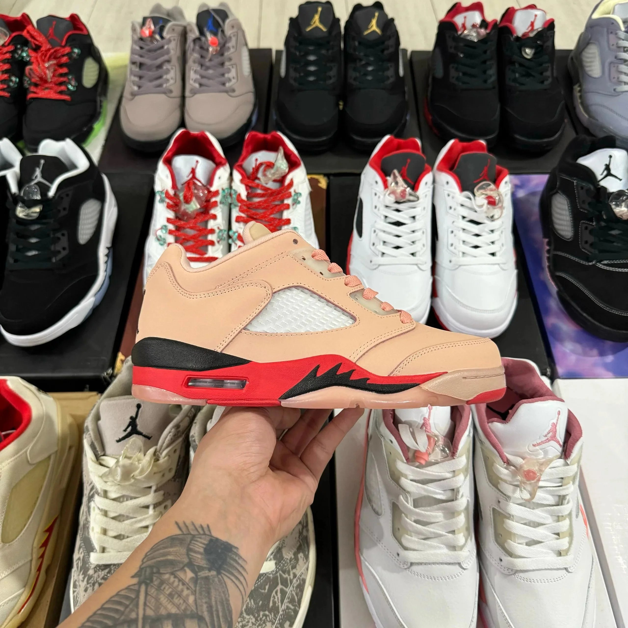 Jordan Sneakers Air 5 — Flamingo