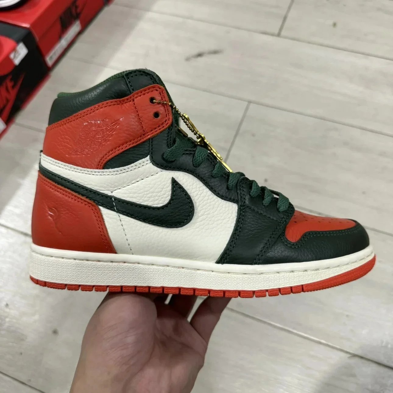Jordan Sneakers High-Top Leather Lace-Up image 4