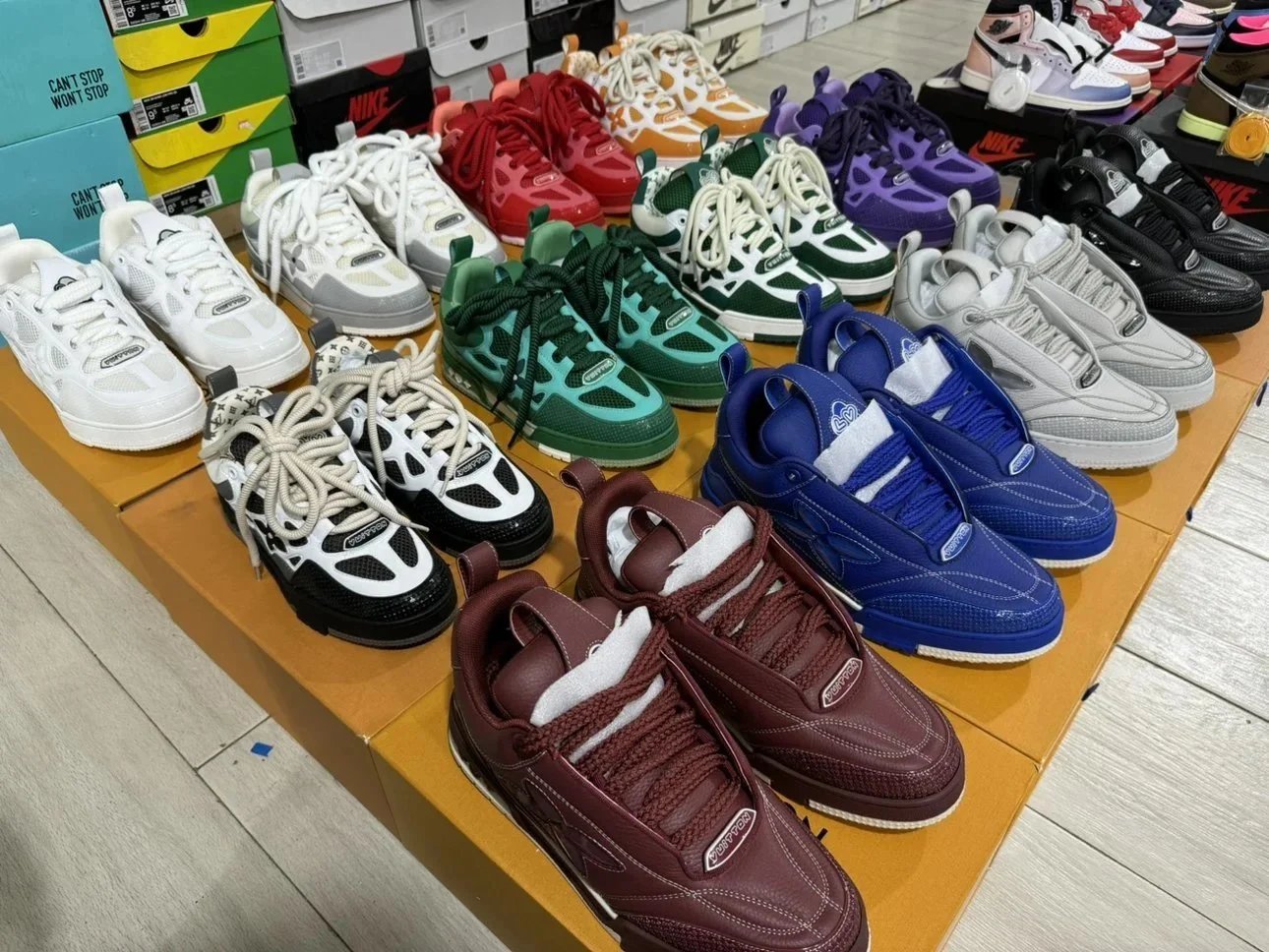 定制产品 48小时后发货 广东高端 1854 美式潮流经典简约舒适减震防滑耐磨低帮生活休闲运动百搭情侣板鞋 2